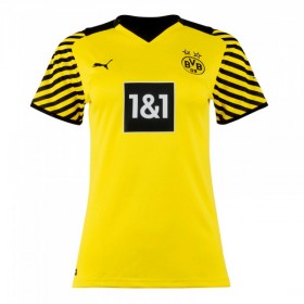 Jalkapallo Pelipaidat BVB Borussia Dortmund Naisten Kotipaita 2021-2022 Lyhythihainen